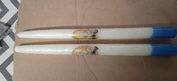 2 bougies de 40 cm dans un emballage, Enlèvement ou Envoi, Bougie