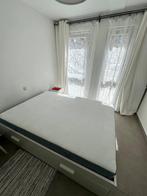 Selling bed  BRIMNES  140*200 plus mattress Vesteroy, Huis en Inrichting, Gebruikt, Ophalen of Verzenden, 140 cm, Wit