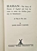 Hassan - James Elroy Flecker - 1933 - Play in 5 Acts - Drama, Tickets en Kaartjes, Toneel, Drie personen of meer, Arrangement