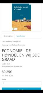 De handel en wij, Boeken, Ophalen, Zo goed als nieuw