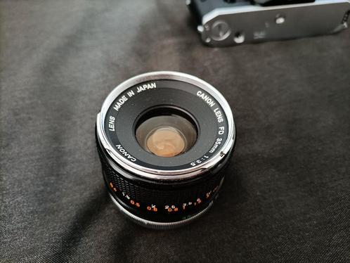 Canon FD 35mm 3.5 *Chrome*, Audio, Tv en Foto, Foto | Lenzen en Objectieven, Zo goed als nieuw, Groothoeklens, Ophalen of Verzenden
