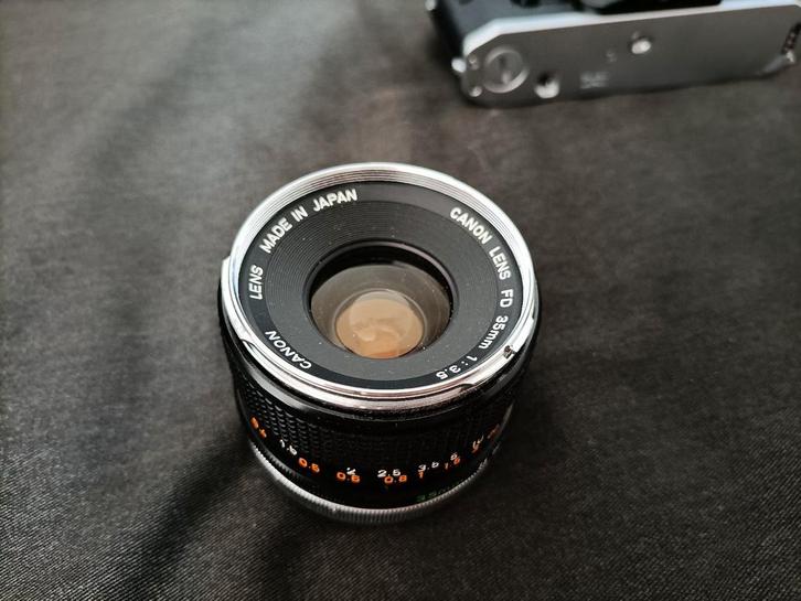 Canon FD 35mm 3.5 *Chrome*, Audio, Tv en Foto, Foto | Lenzen en Objectieven, Zo goed als nieuw, Groothoeklens, Ophalen of Verzenden