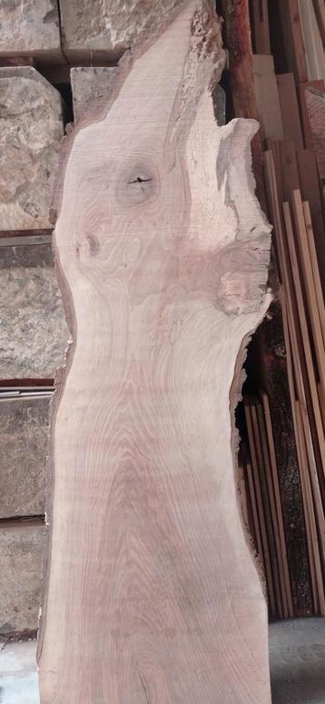 Boomstam plank noten hout 80 breed  240 lang 7. Dik, Ophalen of Verzenden, Zo goed als nieuw, Plank