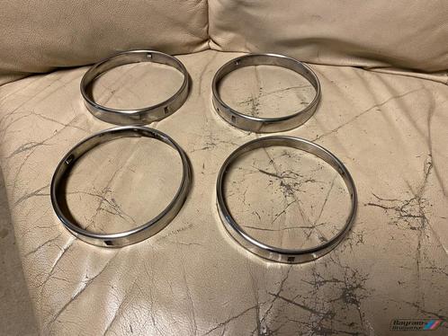Bmw chromen koplampringen E30 E34 E32 koplamp 5-serie 8-seri, Auto-onderdelen, Verlichting, BMW, Gebruikt, Ophalen of Verzenden