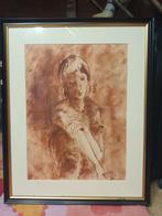 Tekening/schilderij in kader, Ophalen