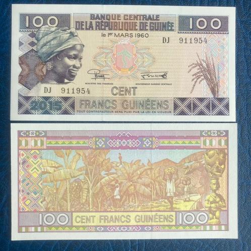 Guinée - 100 Francs 2015 - Pick 47A - UNC, Timbres & Monnaies, Billets de banque | Afrique, Billets en vrac, Guinée, Enlèvement ou Envoi