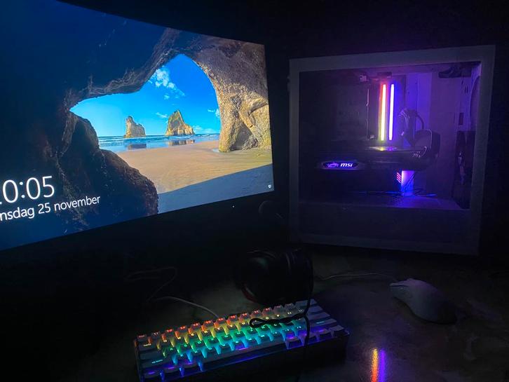 ‼️COMPLETE GAMING SETUP‼️ RTX 2070 + R7 3700X + 144hz, Computers en Software, Desktop Pc's, Zo goed als nieuw, SSD, 16 GB, Gaming