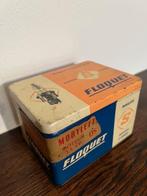 Floquet Bougies, boite en tôle orange vide, Enlèvement