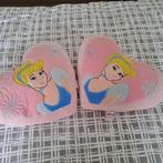 2 decoratieve kussens, prinses, kamerdecoratie, Ophalen of Verzenden, Zo goed als nieuw, Kleed of Kussen