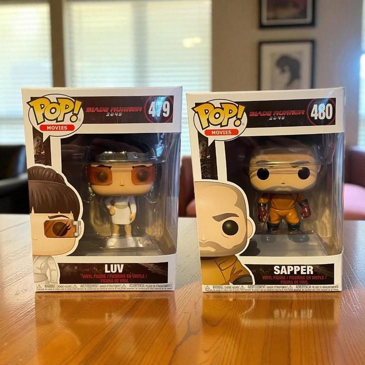 Set van 2 Funko Pop Blade Runner 2049 Luv- en Sapper-figuren, Verzamelen, Beelden en Beeldjes, Nieuw, Mens, Ophalen of Verzenden