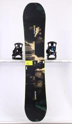 165 cm snowboard SALOMON WILD CARD, Black/green, FLAT/rocker, Sport en Fitness, Snowboarden, Verzenden, Gebruikt, Board