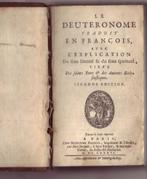 Le Deutéronome traduit et François... (Desprez 1686), Enlèvement ou Envoi