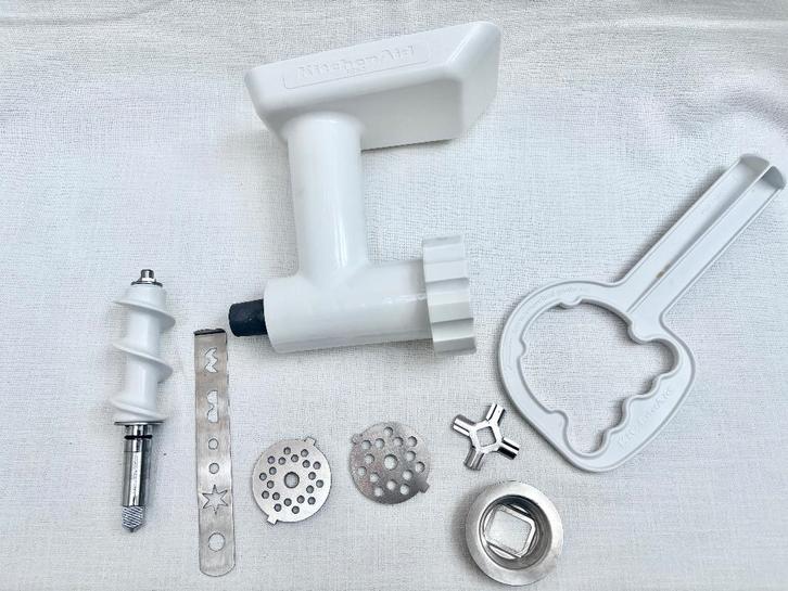 KitchenAid - Vleesmolen en koekjespers set, Elektronische apparatuur, Keukenmixers, Gebruikt, Ophalen of Verzenden