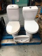 2 wc’s 1 wasbak met kraan, Gebruikt, Ophalen of Verzenden