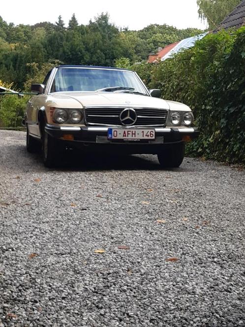Mercedes 450SL bj 1979, Auto's, Oldtimers, Particulier, Centrale vergrendeling, Cruise Control, Lederen bekleding, Lichtmetalen velgen