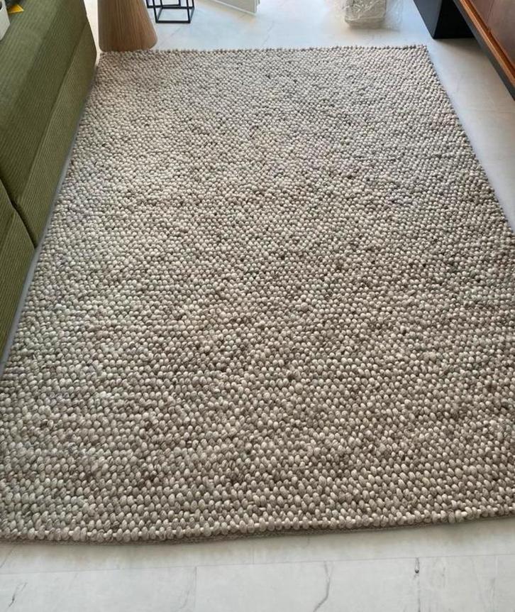 Tapijt wol - Ikea Hjorthede - als NIEUW - 160x230cm, Huis en Inrichting, Stoffering | Tapijten en Vloerkleden, Zo goed als nieuw