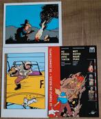 Kuifje: 3 postkaarten, Ophalen of Verzenden, Kuifje, Gebruikt, Plaatje, Poster of Sticker