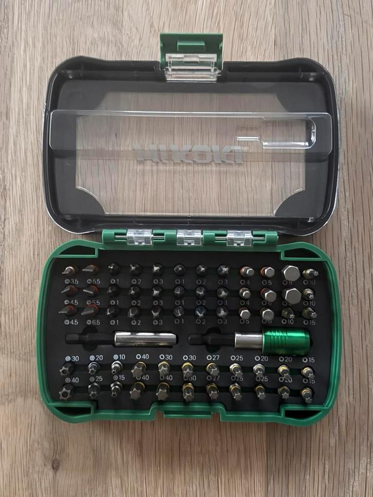 Hikoki Bitset 60-Delig, nieuw!, Doe-het-zelf en Bouw, Gereedschap | Handgereedschap, Nieuw, Ophalen