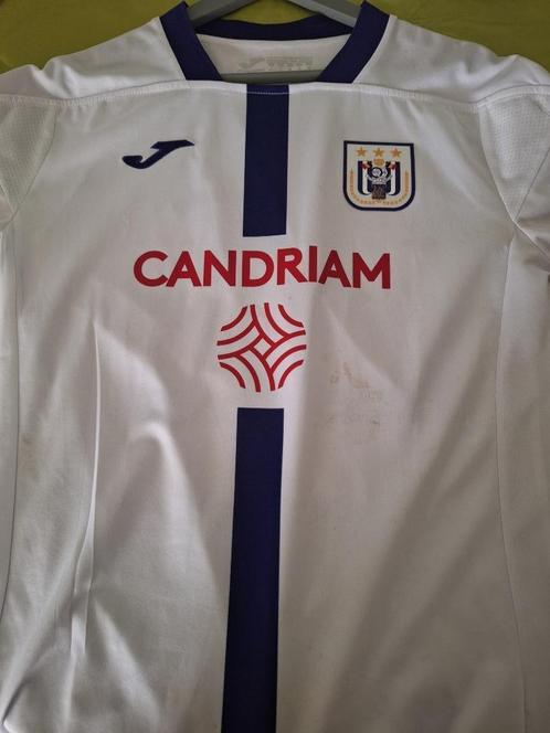 Uitshirt gedragen door Louis Patris (RSC Anderlecht), Verzamelen, Sportartikelen en Voetbal, Nieuw, Shirt, Ophalen of Verzenden