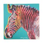 Offset Litho Naar Andy Warhol Grevy’s Zebra 201/2400 Pop Art, Ophalen of Verzenden