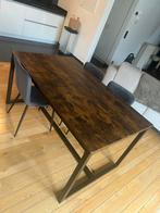 Eettafel + 3 stoelen, Huis en Inrichting, Tafels | Eettafels, Ophalen, Zo goed als nieuw