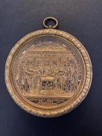 Médaille Louis XVI Abandon privilèges 1789 Duvivier verguld, Ophalen of Verzenden, Brons