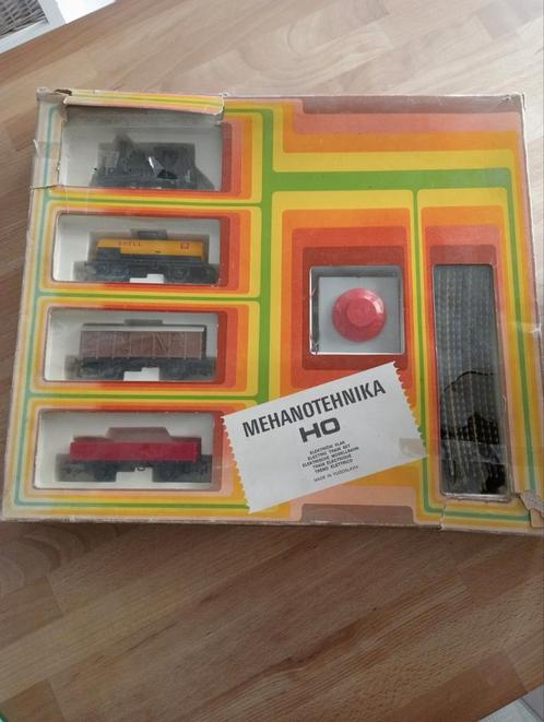 Mehano HO Mehanotehnika (complete set), Hobby en Vrije tijd, Modeltreinen | H0, Zo goed als nieuw, Treinset, Gelijkstroom, Overige merken