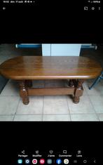 Salontafel in de woonkamer van massief eikenhout, Ophalen, Zo goed als nieuw, Eikenhout