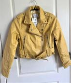 Dames Bershka bikerjack met riem, Kleding | Dames, Geel, Maat 42/44 (L), Nieuw, Bershka