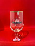 bierglas op voet Damburger Bocholt met gouden rand, Ophalen of Verzenden, Gebruikt, Glas of Glazen, Overige merken