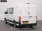 Volkswagen Crafter Dubbel Cabine L3H3 Trekhaak Navi Camera A, Auto's, Gebruikt, Euro 6, Volkswagen, Wit