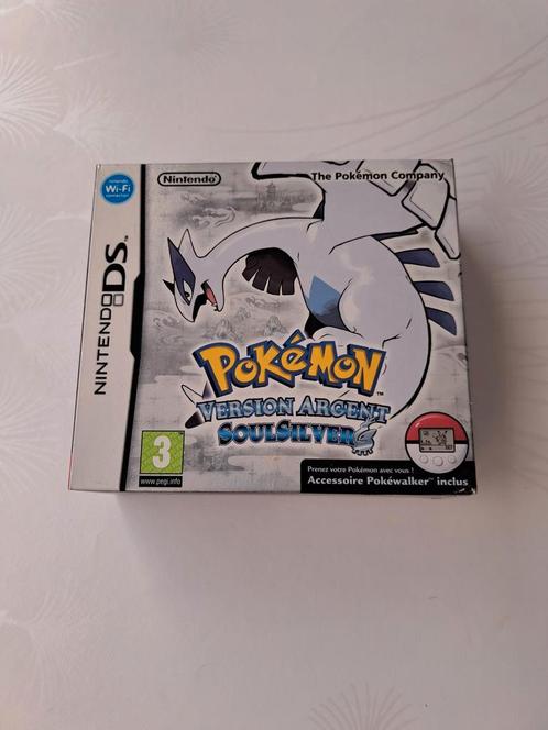 Alleen de Soulsilver Pokémon-box in zilveren versie.  Legè, Games en Spelcomputers, Games | Nintendo DS, Zo goed als nieuw, Ophalen of Verzenden