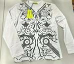 VERSACE Jeans T-shirt lange mouwen Nieuw + Labels + Code, Wit, Nieuw, Ophalen of Verzenden, Maat 46 (S) of kleiner