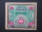 10 Francs 1944 Frankrijk (Geallieerde Bezetting) p-116 (02), Verzamelen, Overige soorten, Overige typen, Verzenden