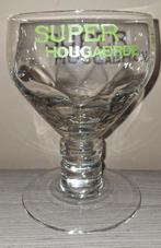 Bierglas, vorm Orval Trappist. Super Hougaerde, lichtgroen., Enlèvement ou Envoi, Utilisé, Verre ou Verres, Autres marques