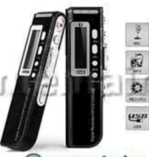 Inclusief 8 Gb dictafoon-audiorecorder Nieuw!, Audio, Tv en Foto, Bandrecorder