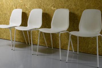 IKEA LIDÅS 4 witte stoelen/Sefast wit