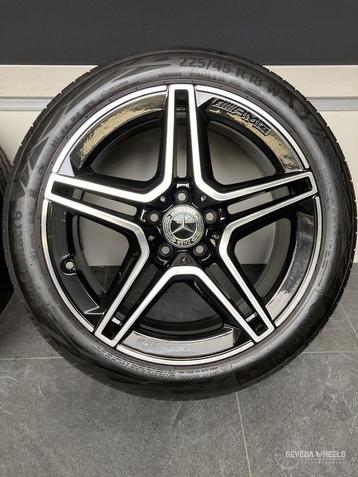 18” orig Mercedes A W177 AMG Night edition velgen + banden   beschikbaar voor biedingen