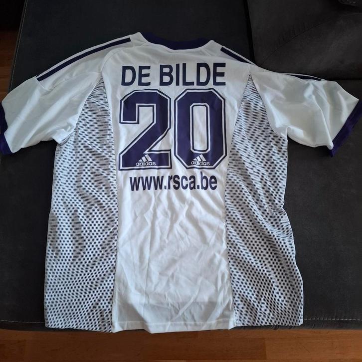 Voetbal shirt Anderlecht gesigneerd, Sport en Fitness, Voetbal, Zo goed als nieuw, Shirt, Maat XL, Ophalen of Verzenden