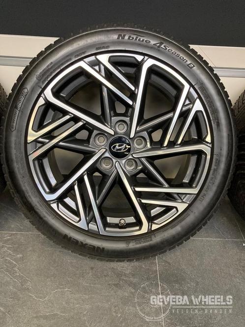 18” originele Hyundai Kona velgen + allseason banden 5x114.3, Auto-onderdelen, Banden en Velgen, Banden en Velgen, All Season