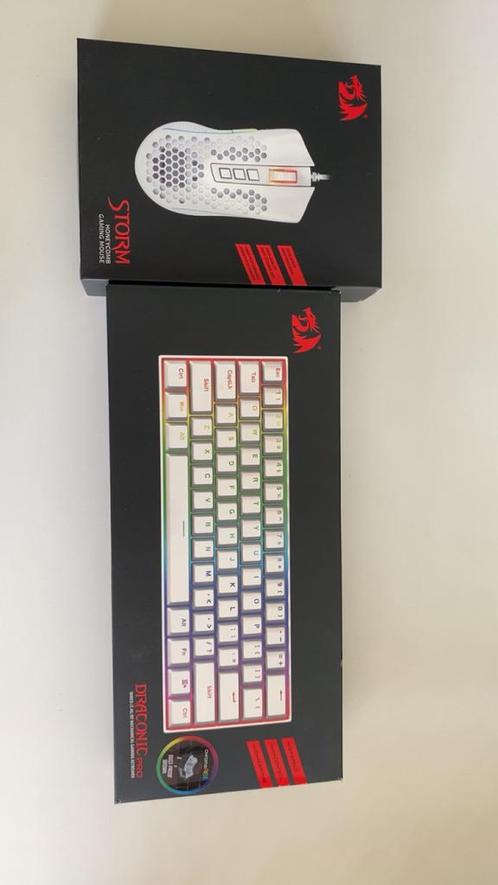 Redragon Dragon 2-in-1 Gaming Set, Computers en Software, Toetsenborden, Zo goed als nieuw, Qwerty, Bedraad, Toetsenbord en muis-set