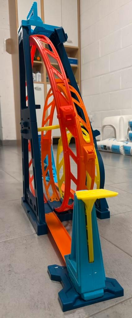 Hot Wheels - Track Builder Unlimited Looping set, Kinderen en Baby's, Speelgoed | Racebanen, Zo goed als nieuw, Onderdelen, Hot Wheels