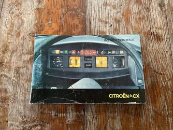 Citroen CX  handleiding bj 1975  beschikbaar voor biedingen
