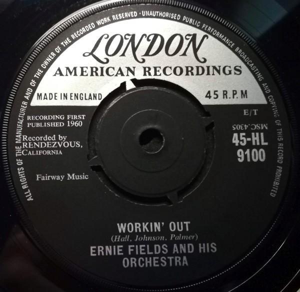 Ernie Fields Orchestra ‎– Workin' Out " Popcorn ' 7 ", CD & DVD, Vinyles Singles, Utilisé, Single, Jazz et Blues, 7 pouces, Enlèvement ou Envoi