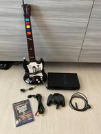 PlayStation 2 met Guitar hero, Games en Spelcomputers, 3 spelers of meer, Ophalen, Zo goed als nieuw