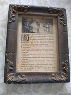 Oud paneel met tekst uit kerk, Antiek en Kunst, Antiek | Religieuze voorwerpen, Ophalen