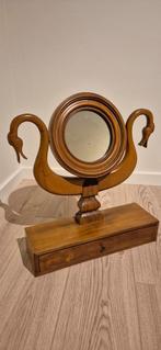 Miroir Biedermeier avec tiroir en forme de cygne, Enlèvement ou Envoi