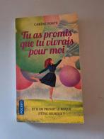 Tu as promis que tu vivrais pour moi (Carène Ponte)2017, Livres, Romans, Comme neuf, Enlèvement ou Envoi