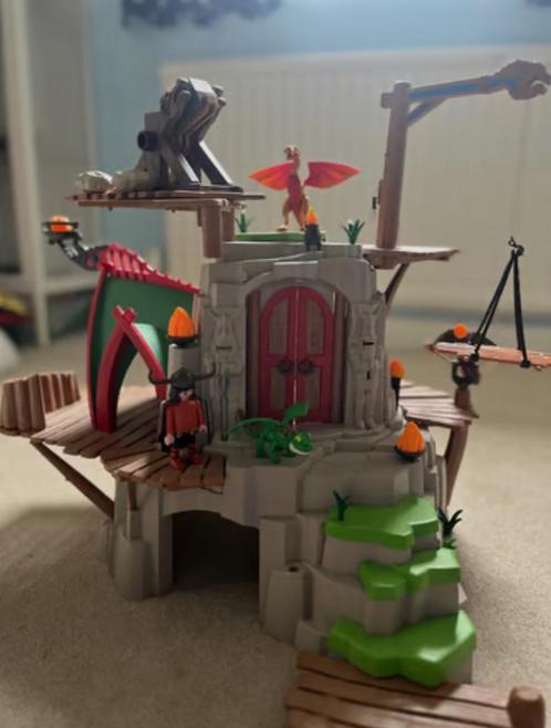 Playmobil Dragons 9243 Kamp op het eiland Beurk, Kinderen en Baby's, Speelgoed | Playmobil, Gebruikt, Complete set, Ophalen