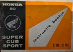 Honda c110 instructieboekje., Motoren, Ophalen of Verzenden, Honda